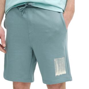 Short Vert Homme Calvin Klein Jeans Stroke pas cher