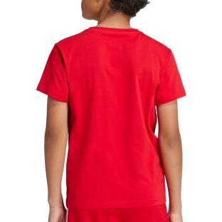 T-Shirt Rouge Mixte Adidas Trefoil vue 0