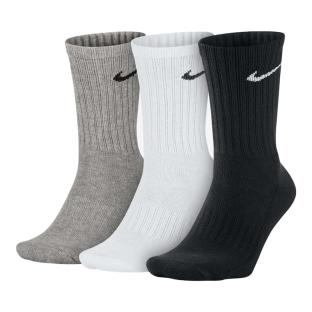 X3 Paires de Chaussettes Gris/Blanc/Noir Homme Nike Value pas cher