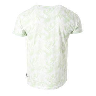 T-shirt Vert Homme Maison Blaggio Fleur Tropical vue 2