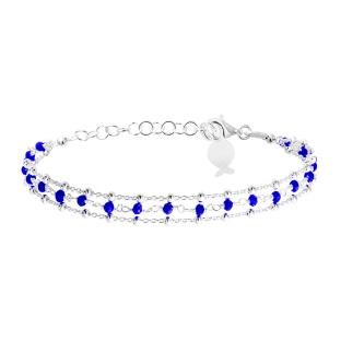 Bracelet Multi Chaînes Marine Clio Blue Noemie pas cher