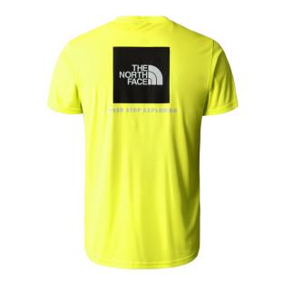 T-shirt Jaune Homme The North Face Reaxion Red vue 2
