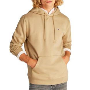 Sweat à Capuche Beige foncé Homme Tommy Hilfiger Flag Hoodi pas cher