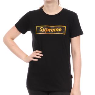T-Shirt noir femme Supreme Grip Ganna pas cher