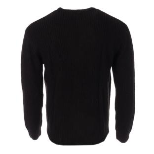 Pull Noir Homme Paname Brothers vue 2