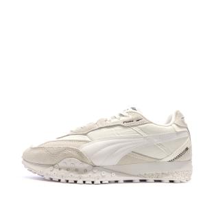 Baskets Blanches/Beige Homme Puma Blktop pas cher