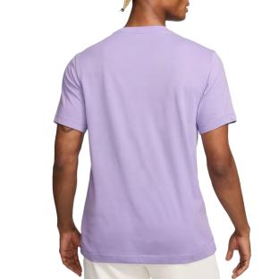 T-shirt Violet Homme Nike Solid vue 2