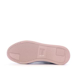 Baskets Blanches/Roses Fille Puma Carinas vue 5