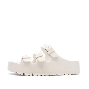 Sandales Blanches Femme Birkenstock Florida pas cher