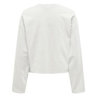 T-Shirt Manches Longues Blanc Femme JDY Washed vue 0