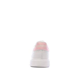 Baskets Blanches/Roses/Vertes Fille Adidas Grand Court 2.0 vue 0