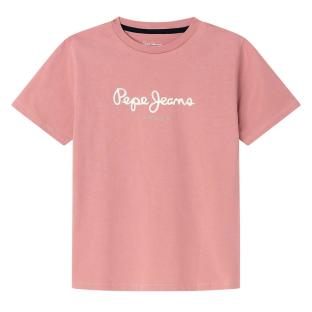 T-Shirt Rose Garçon Pepe jeans New Art vue 0