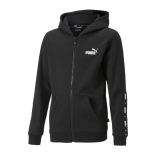 Sweat Zippé Noir Garçon Puma Tape pas cher