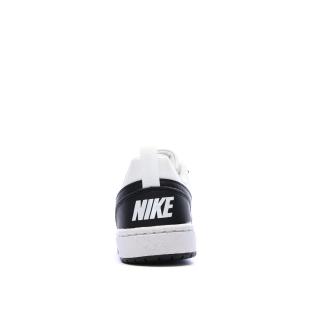 Baskets Noir/Blanc Garçon/Fille Nike Court Borough Low vue 3