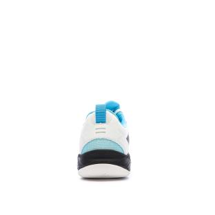 Chaussures de sport en salle Blanches/Noir/Bleu Homme Hummel Speed Court vue 3