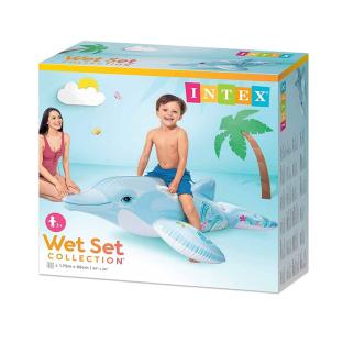 Boya hinchable con forma de delfín Intex «Dauphin A Chevauche» 1,75 x 0,66 m ver 0