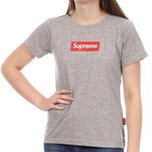 T-shirt Gris Femme Supreme Grip Mary pas cher
