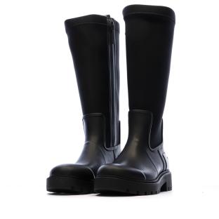 Bottes Noir Femme Calvin Klein Jeans High Rainboot Neopre vue 0