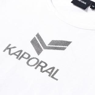 T-shirt Blanc Fille Kaporal Facee vue 3