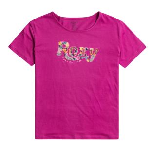 T-shirt Fuchsia Fille Roxy Day And Night vue 0