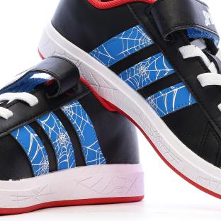Baskets Noir Garçon Adidas Spider-man Grand Court vue 0