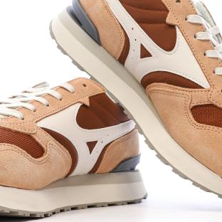 Baskets Rose Homme Mizuno Rb87 Coconut Shell vue 7