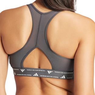 Brassière Gris Femme Adidas Powerimpact Train vue 0