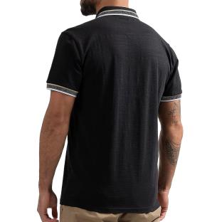 Polo Noir Homme Sun Valley BREKKA vue 0