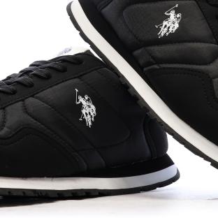 Baskets Noires Homme US Polo ASSN Sneakers vue 0