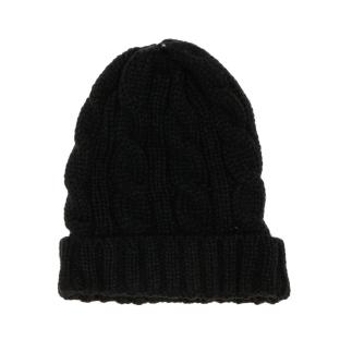 Bonnet Noir Femme Infinitif Paris Links vue 0