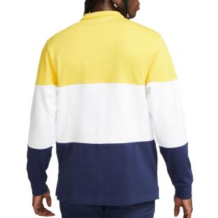 Sweat Blanc/Jaune/Marine Homme Nike Club+ vue 0