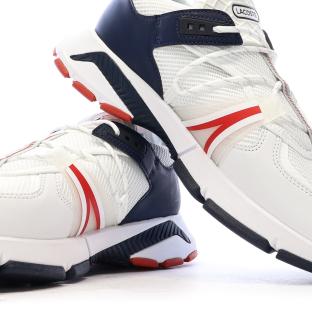 Baskets Blanc/Marine Homme Lacoste Athleisure vue 0