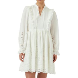 Robe Blanche Femme YAS Yasluma vue 0