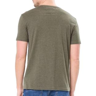 T-shirt Kaki Homme Tommy Hilfiger Jaspe M12 vue 2