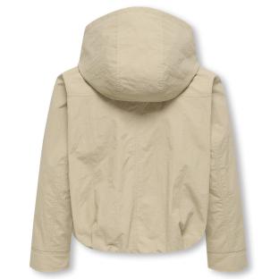 Parka beige para niña ONLY Kogbealo ver 0