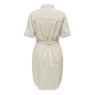 Robe Écru Femme JDY Shirt Dress vue 2