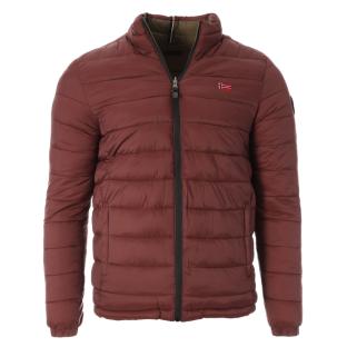 Doudoune Bordeaux/Verte Homme Geographical Norway California pas cher