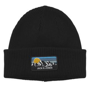 Bonnet Noir Garçon Jack & Jones Beanie vue 0