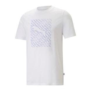 T-shirt Blanc Homme Puma Graphics pas cher