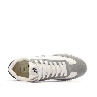 Baskets Blanches/Grises Homme Le Coq Sportif Veloce I Optical vue 4