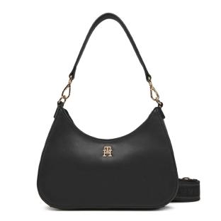 Sac à Bandoulière Noir Femme Tommy Hilfiger Th Logotape Shoulder pas cher