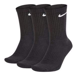 X3 Paires de Chaussettes Noires Homme Nike Everyday Cush pas cher