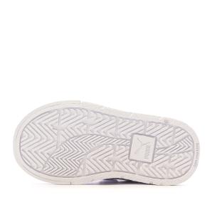 Baskets Blanc/Rose Puma Cali Court Match vue 5