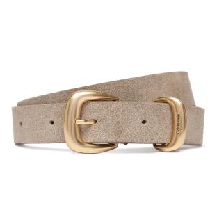Ceinture Taupe Femme Calvin Klein Jeans 2 Piece Suede vue 0