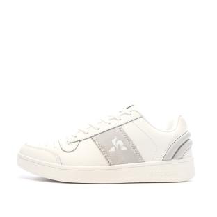 Baskets Blanches/Grises Homme Le Coq Sportif Olympia pas cher