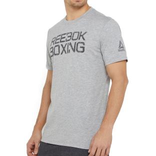 T-shirt Gris Homme Reebok Core Boxing pas cher