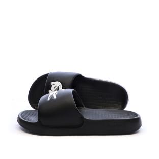 Claquettes Noir Femme Lacoste Serve Slide 1.0 vue 0