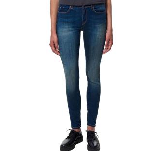 Jean Slim Bleu Délavé Femme Kaporal Jeans FLORE pas cher