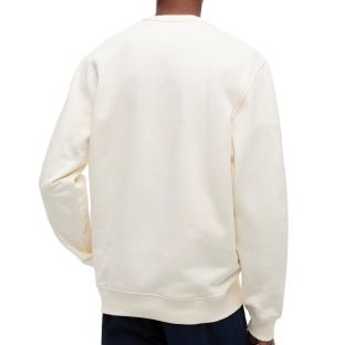 Sweat Beige Homme Tommy Hilfiger Badge Crewssop vue 0