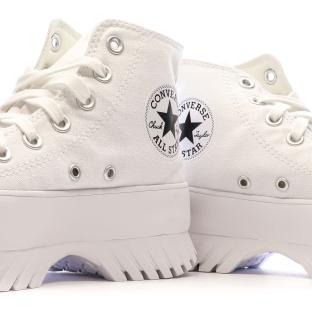 Baskets Blanches Homme Converse Chuck Taylor All Star Lugged vue 7